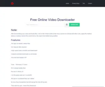 Vividownloader.com(Online Social Media Videos & Mp3 Downloader Site) Screenshot