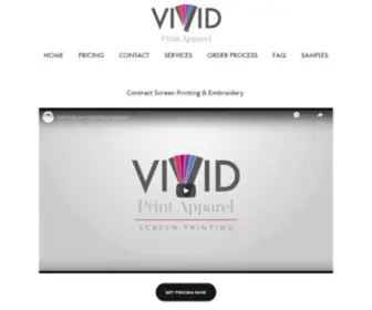 Vividprintapparel.com(Vivid Print Apparel) Screenshot