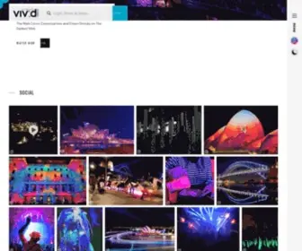 Vividsydney.com(The official Vivid Sydney website. Vivid Sydney) Screenshot