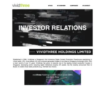 Vividthreeholdings.com(VIVIDTHREE HOLDINGS LTD) Screenshot