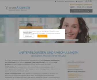 Vividus-Akademie.de(Weiterbildung in Gesundheit) Screenshot