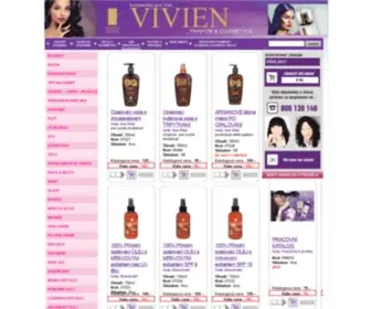 Viviencosmetics.cz(VIVIEN cosmetics) Screenshot