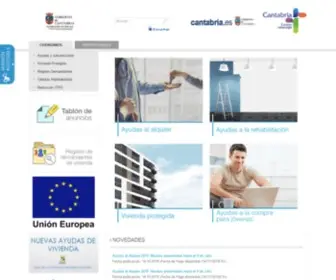 Viviendadecantabria.es(Vivienda de Cantabria) Screenshot