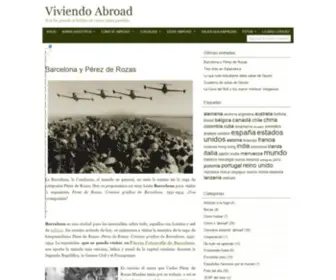 Viviendoabroad.com(Viviendo Abroad: Si te ha picado el bichito de viajar estás perdido) Screenshot