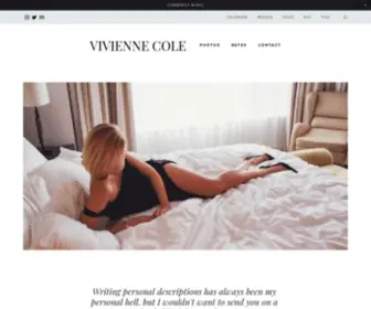 Viviennecole.com(Vivienne Cole) Screenshot