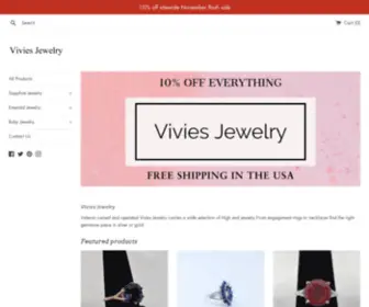 Vivies.net(Quality Handmade gemstone jewelry For Sale) Screenshot