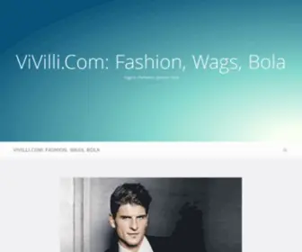 Vivilli.com(Fashion, Wags, Bola) Screenshot