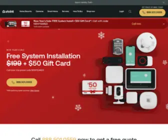 Vivint.com(Vivint Smart Home Security & Alarm Systems) Screenshot