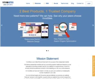 Viviosites.com(Dental Websites) Screenshot