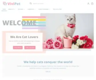 Vivipet.com(The cat) Screenshot