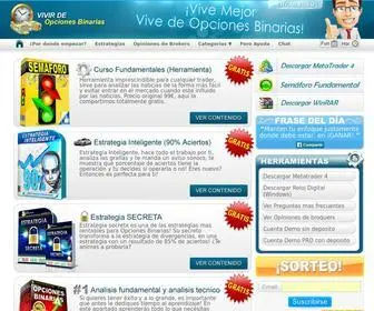 Vivirdeopcionesbinarias.com(Opciones Binarias) Screenshot