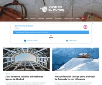 Vivirenelmundo.com(Viajes y experiencias en la revista online Vivir en el Mundo) Screenshot