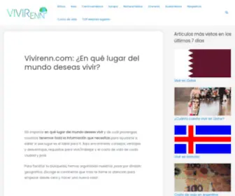 Vivirenn.com(¿En) Screenshot