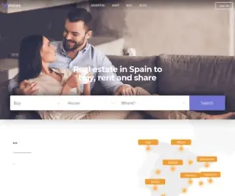 Vivires.com(Immobilienmarkt Spanien) Screenshot