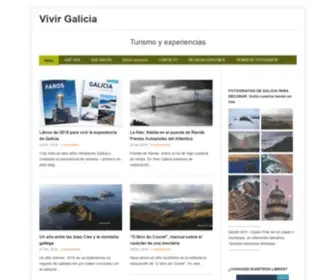 Vivirgaliciaturismo.com(Vivir Galicia) Screenshot