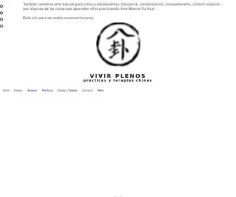 Vivirplenos.com(Medicina Tradicional China) Screenshot