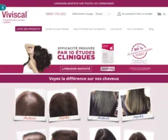 Viviscal.fr(Magento) Screenshot