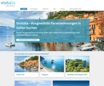 Vivitalia.de(Ferienwohnungen in Italien buchen) Screenshot