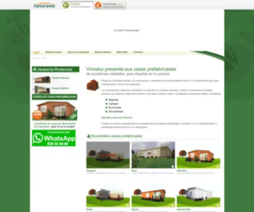 Vivnatur.com(Casas Prefabricadas) Screenshot