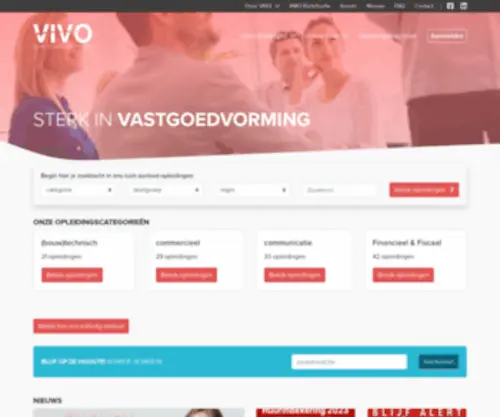 Vivo.be(Sterk in vastgoedvorming) Screenshot