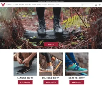 Vivobarefoot.cz(Sportovní a společenské barefoot boty) Screenshot