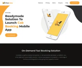 Vivocabs.com(Taxi Booking Mobile App Development) Screenshot