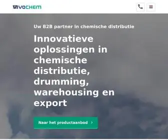 Vivochem.nl(Uw B2B partner in chemische distributie) Screenshot