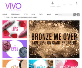 Vivocosmetics.co.uk(Vivo Cosmetics) Screenshot