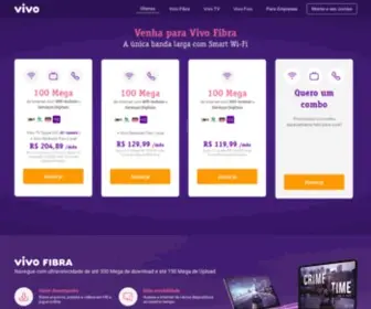 Vivofibra.com.br(Vivo Fibra) Screenshot