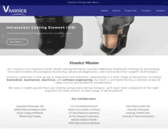 Vivonics.com(Vivonics Inc) Screenshot