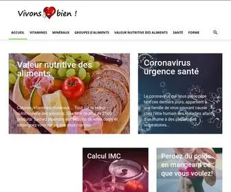 Vivonsbien.com(Vivons Bien) Screenshot