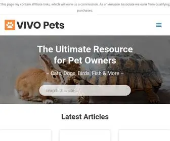 Vivopets.com(VIVO Pets) Screenshot
