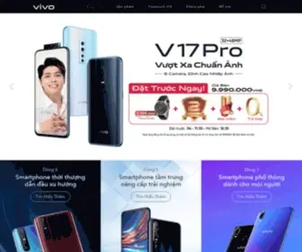 Vivosmartphone.vn(Website chính thức của vivo Việt Nam) Screenshot