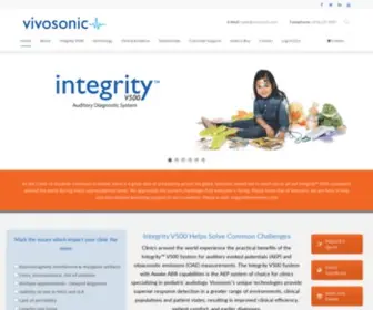 Vivosonic.com(Auditory evoked potentials (AEP)) Screenshot