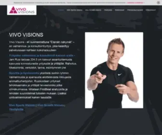 Vivovisions.fi(Valmennusta, sparrausta ja koulutusta yrityksille ja yksityisille) Screenshot