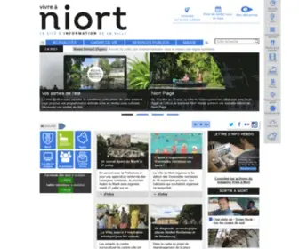 Vivre-A-Niort.com(Ville de Niort) Screenshot