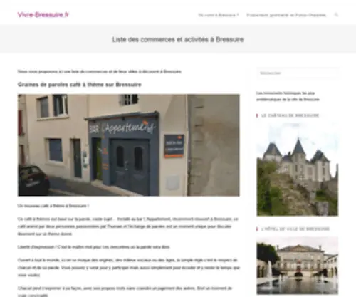 Vivre-Bressuire.fr(Cinéma Bressuire) Screenshot