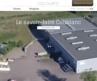 Vivre-Coublanc.fr(Fabricant Pergola Bioclimatique) Screenshot