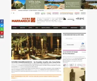 Vivre-Marrakech.com(Guide, Voyage & Tourisme) Screenshot