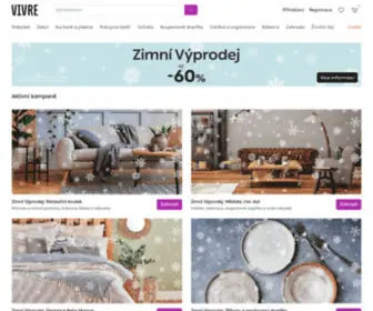 Vivre.cz(Nábytek a interiérové dekorace) Screenshot