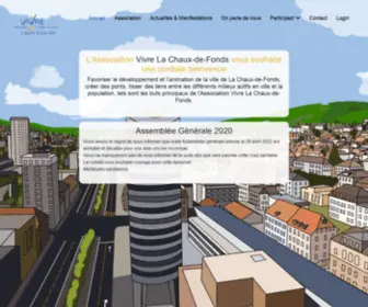 Vivrelachaux-DE-Fonds.ch(Vivre La Chaux) Screenshot