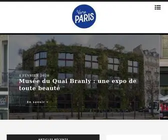 Vivreparis.fr(Vivre Paris) Screenshot
