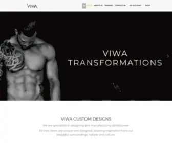 Viwa.co.za(Custom Designed Gymwear) Screenshot