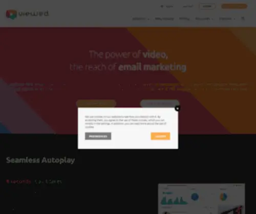 Viwomail.es(Video Email Marketing by Viwomail) Screenshot