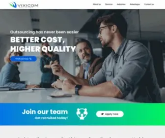 Vixicom.com(Simply Reliable) Screenshot