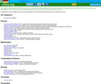 Vixra.org(Open e) Screenshot