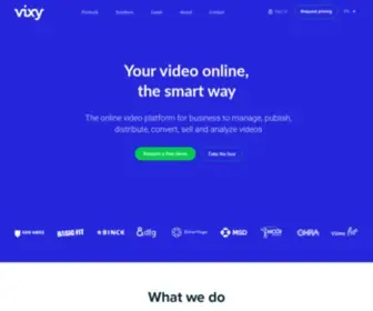 Vixyvideo.com(VIXY Video Platform) Screenshot