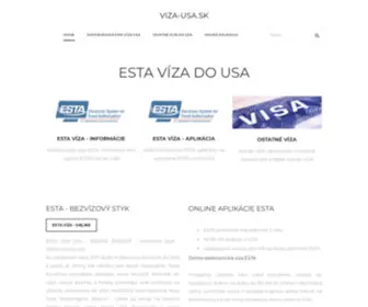 Viza-USA.sk(Viza USA) Screenshot