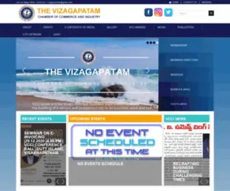 Vizagchamber.com(THE VIZAGAPATAM CHAMBER OF COMMERCE AND INDUSTRY) Screenshot