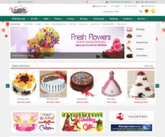 Vizaggifts.in(Cakes to Vizag Flowers to vizag) Screenshot